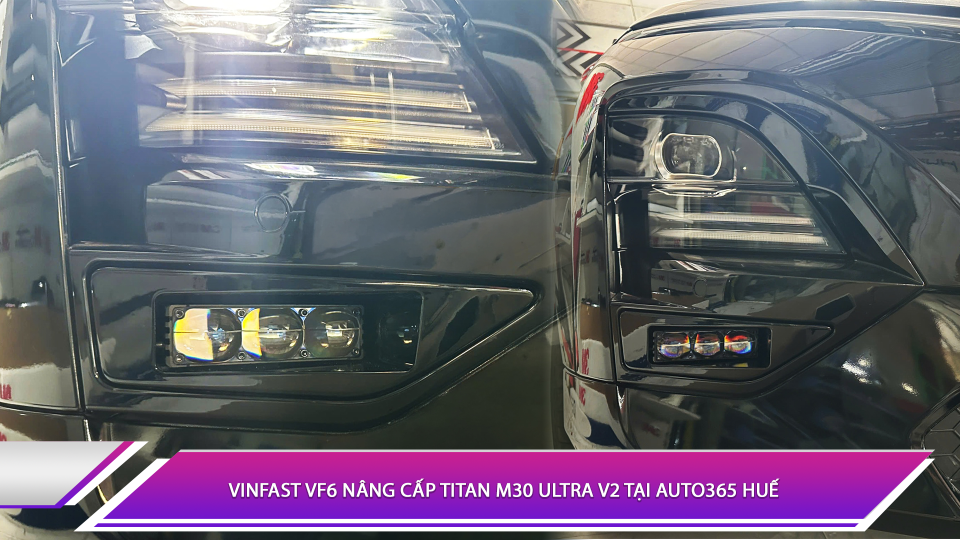 Vinfast VF6 nâng cấp Titan M30 Ultra V2 tại Auto365 Huế